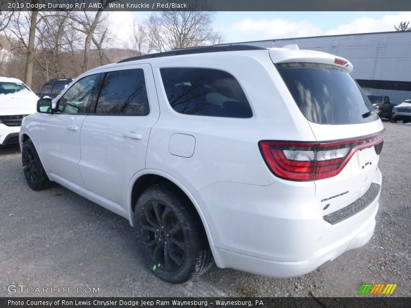 White Knuckle / Red/Black 2019 Dodge Durango R/T AWD