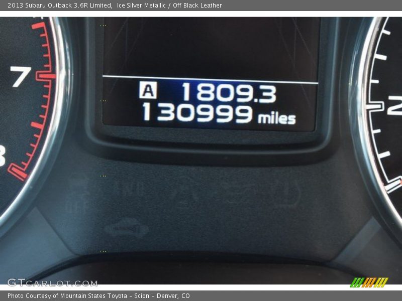 Ice Silver Metallic / Off Black Leather 2013 Subaru Outback 3.6R Limited