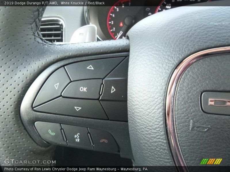 White Knuckle / Red/Black 2019 Dodge Durango R/T AWD