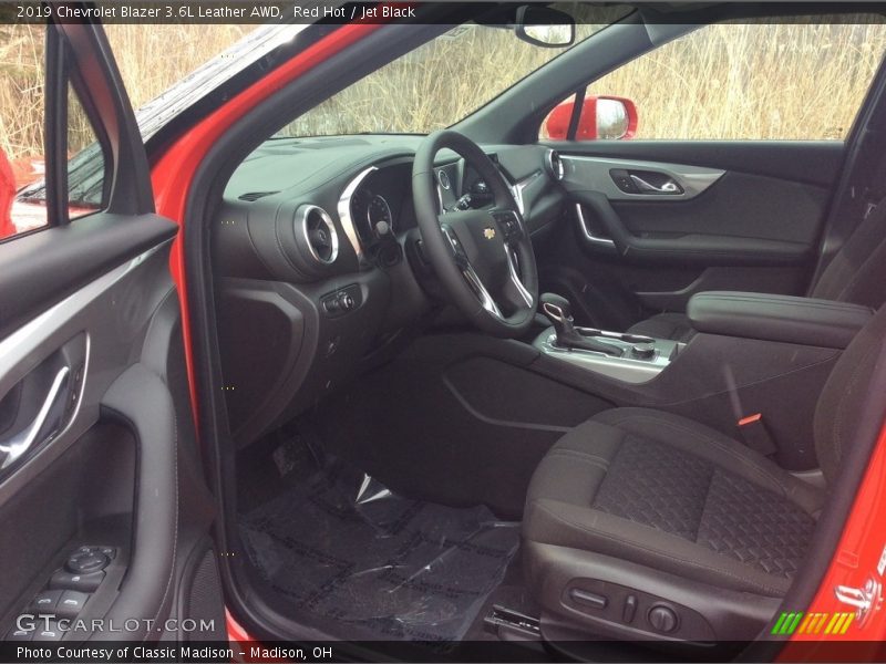 Red Hot / Jet Black 2019 Chevrolet Blazer 3.6L Leather AWD