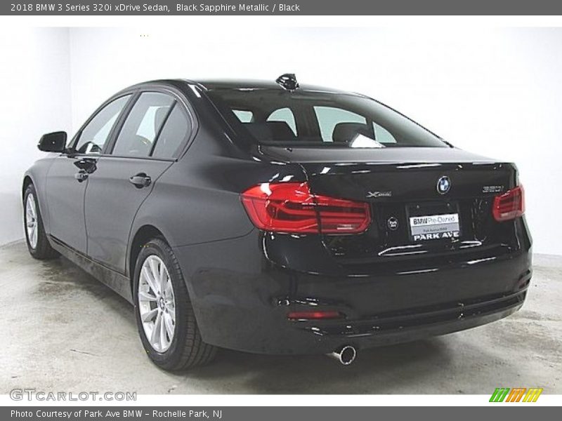 Black Sapphire Metallic / Black 2018 BMW 3 Series 320i xDrive Sedan