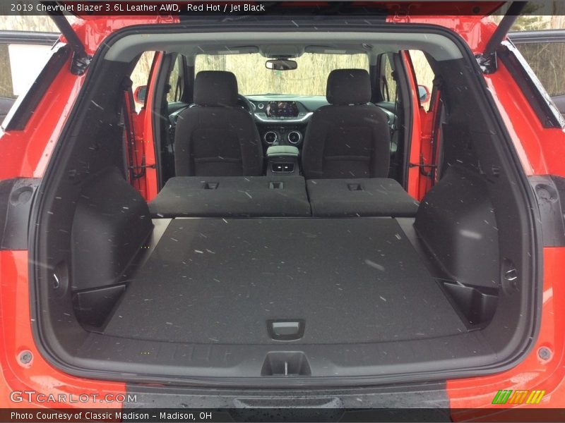 Red Hot / Jet Black 2019 Chevrolet Blazer 3.6L Leather AWD
