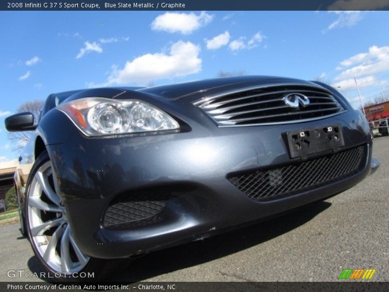 Blue Slate Metallic / Graphite 2008 Infiniti G 37 S Sport Coupe