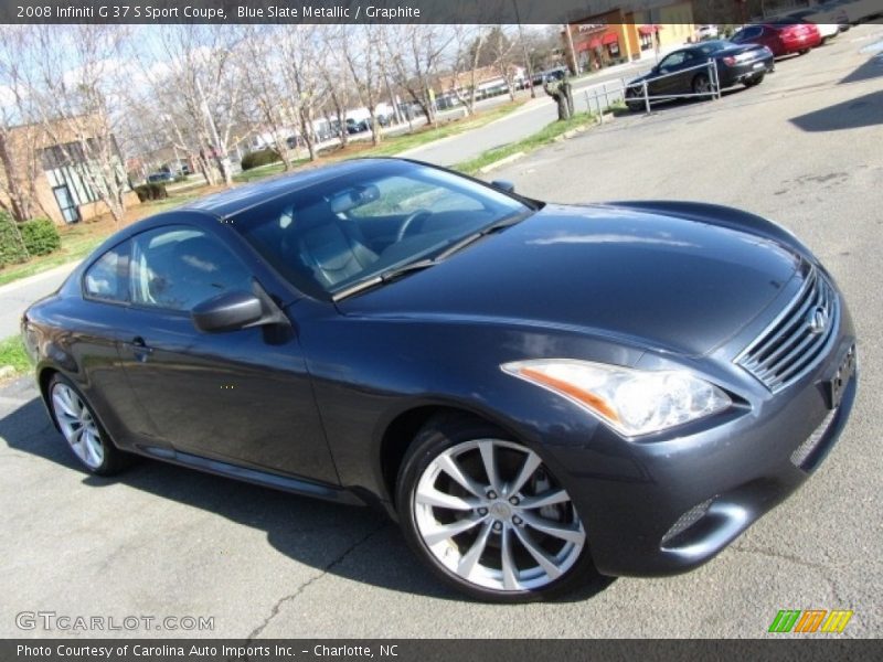 Blue Slate Metallic / Graphite 2008 Infiniti G 37 S Sport Coupe