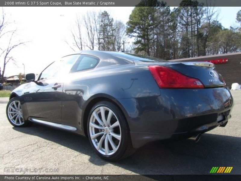 Blue Slate Metallic / Graphite 2008 Infiniti G 37 S Sport Coupe