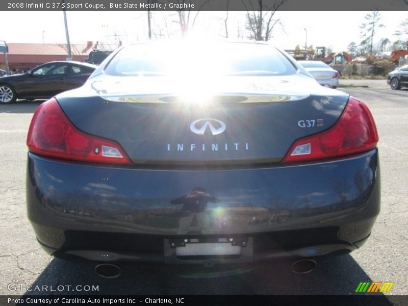 Blue Slate Metallic / Graphite 2008 Infiniti G 37 S Sport Coupe