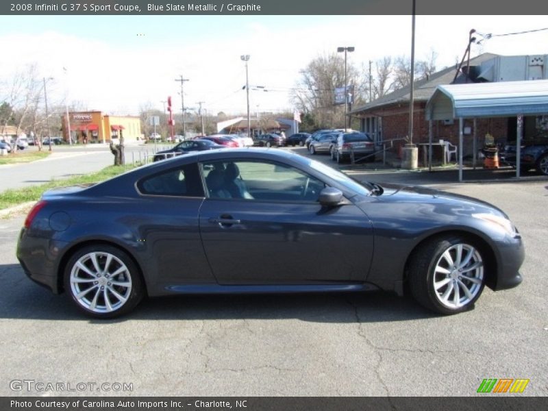 Blue Slate Metallic / Graphite 2008 Infiniti G 37 S Sport Coupe