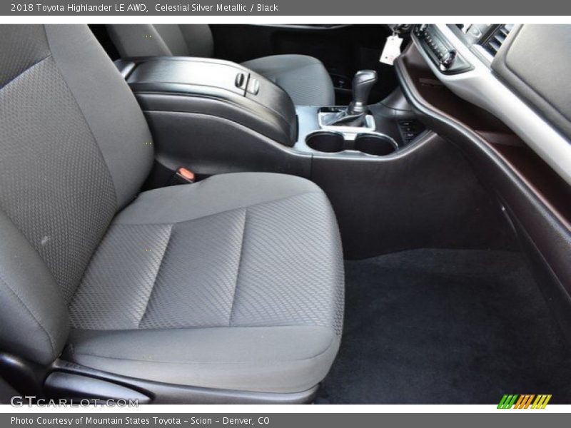 Celestial Silver Metallic / Black 2018 Toyota Highlander LE AWD