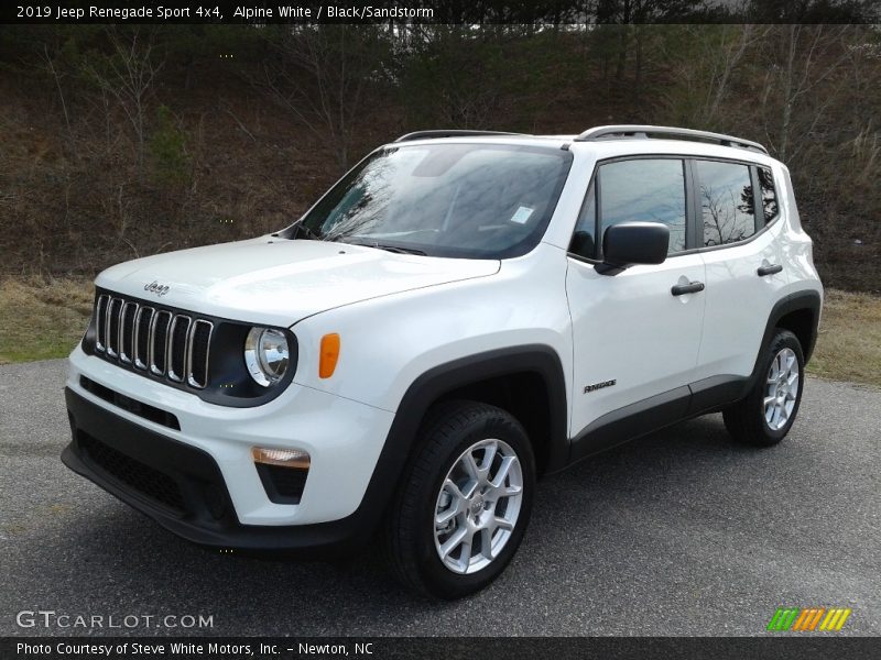 Alpine White / Black/Sandstorm 2019 Jeep Renegade Sport 4x4