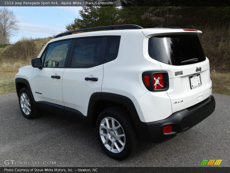 Alpine White / Black/Sandstorm 2019 Jeep Renegade Sport 4x4