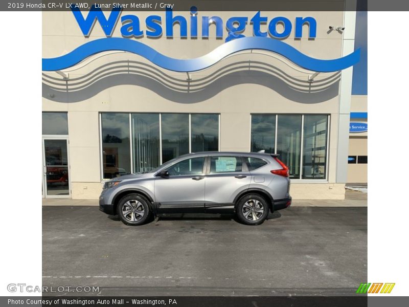 Lunar Silver Metallic / Gray 2019 Honda CR-V LX AWD