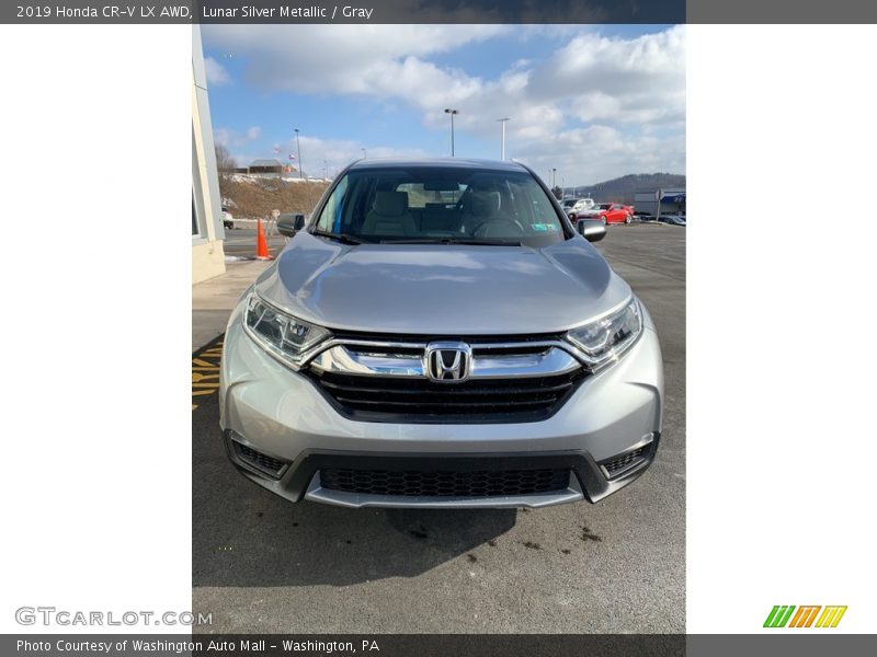 Lunar Silver Metallic / Gray 2019 Honda CR-V LX AWD