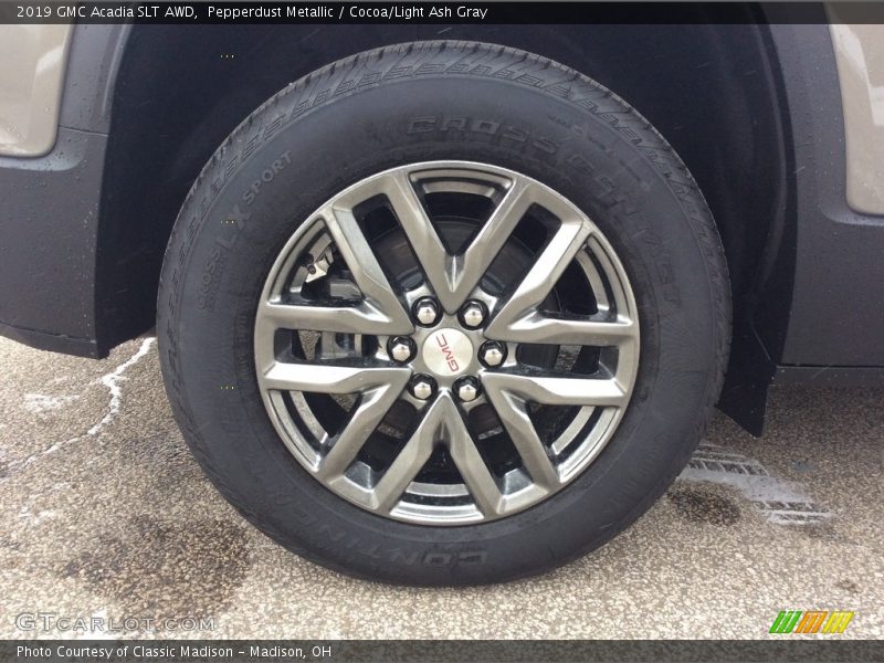 Pepperdust Metallic / Cocoa/Light Ash Gray 2019 GMC Acadia SLT AWD