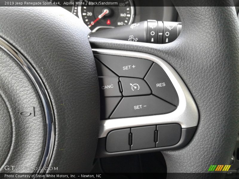 Alpine White / Black/Sandstorm 2019 Jeep Renegade Sport 4x4