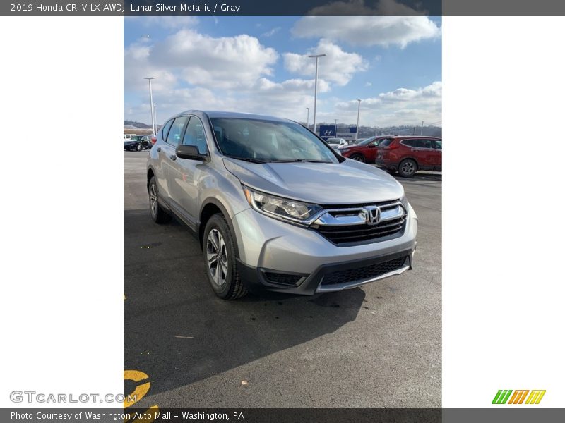 Lunar Silver Metallic / Gray 2019 Honda CR-V LX AWD