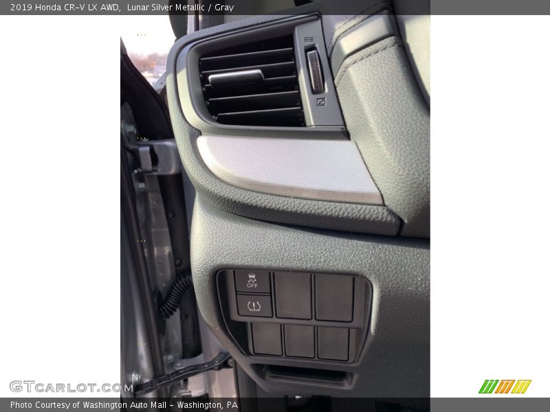 Lunar Silver Metallic / Gray 2019 Honda CR-V LX AWD