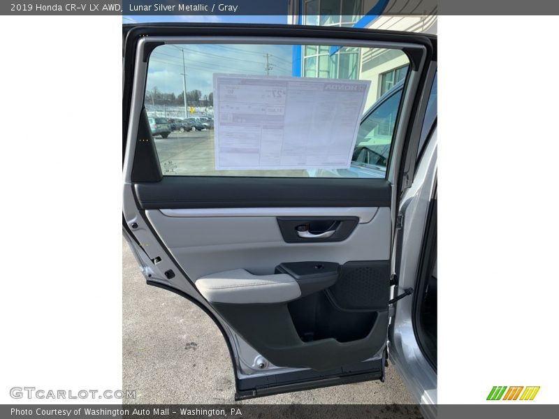 Lunar Silver Metallic / Gray 2019 Honda CR-V LX AWD