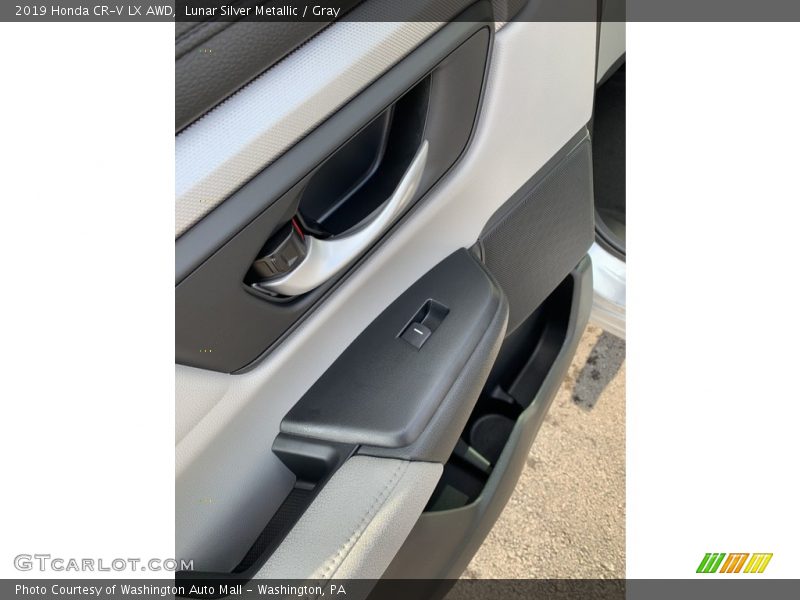 Lunar Silver Metallic / Gray 2019 Honda CR-V LX AWD