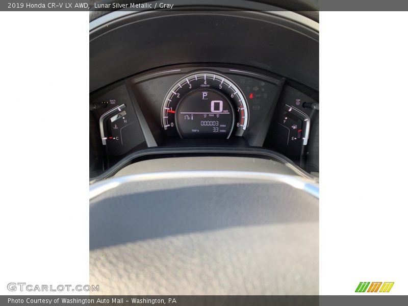 Lunar Silver Metallic / Gray 2019 Honda CR-V LX AWD