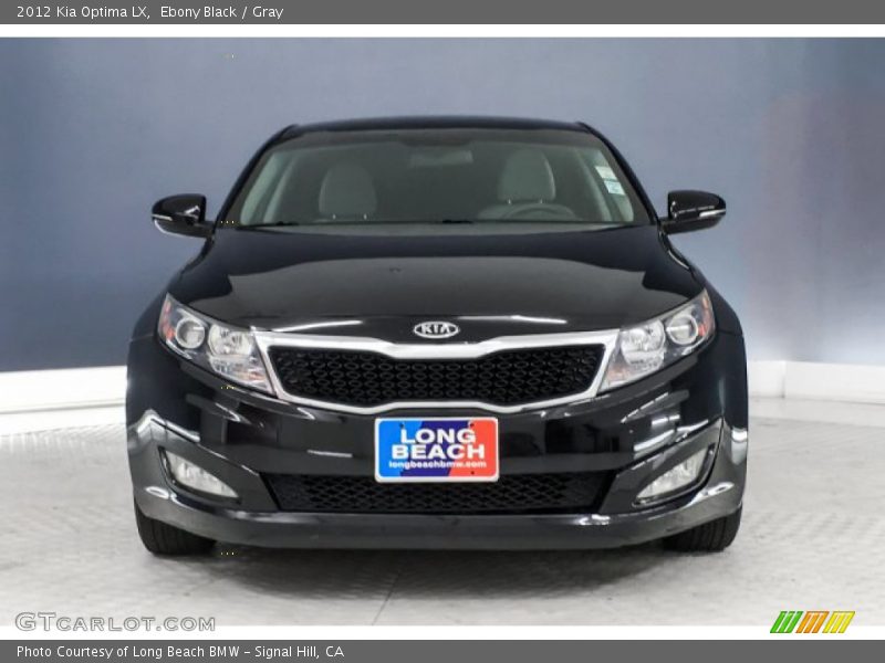 Ebony Black / Gray 2012 Kia Optima LX