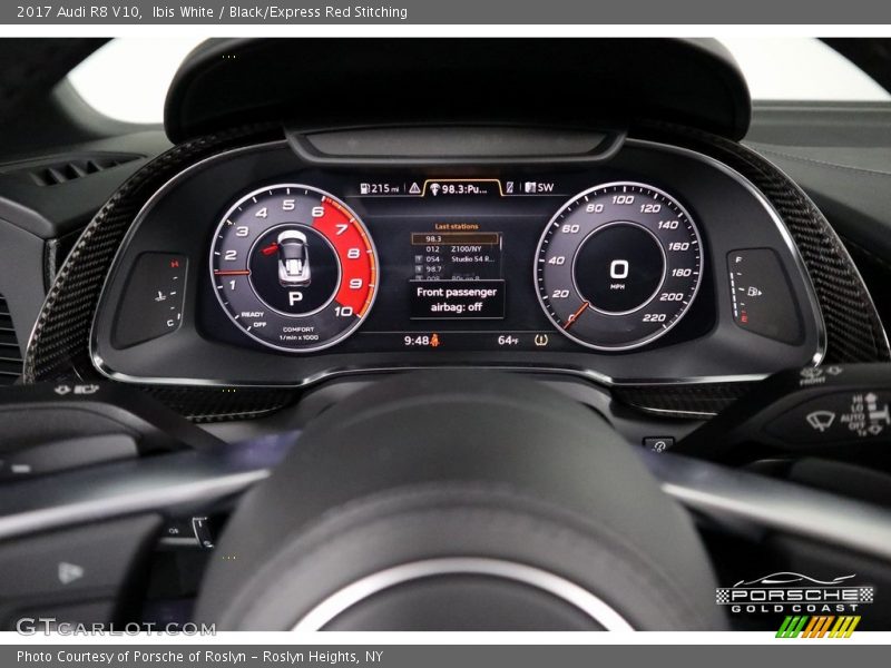  2017 R8 V10 V10 Gauges