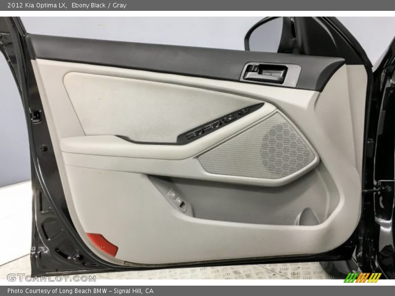 Ebony Black / Gray 2012 Kia Optima LX