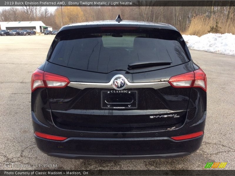 Ebony Twilight Metallic / Light Neutral 2019 Buick Envision Preferred AWD