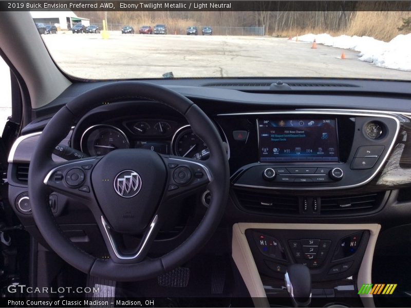 Ebony Twilight Metallic / Light Neutral 2019 Buick Envision Preferred AWD