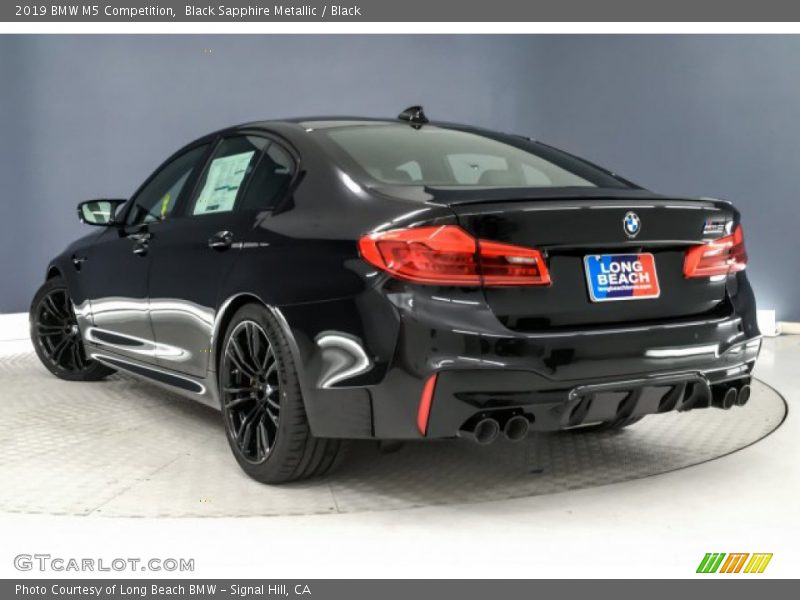 Black Sapphire Metallic / Black 2019 BMW M5 Competition