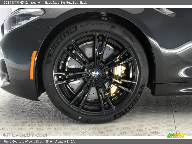 Black Sapphire Metallic / Black 2019 BMW M5 Competition
