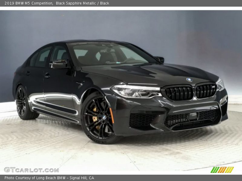 Black Sapphire Metallic / Black 2019 BMW M5 Competition