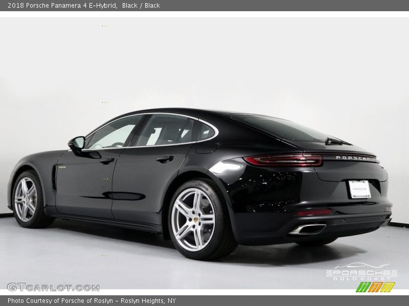 Black / Black 2018 Porsche Panamera 4 E-Hybrid