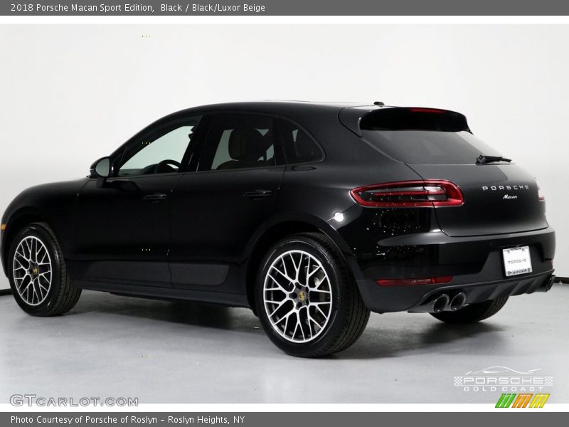 Black / Black/Luxor Beige 2018 Porsche Macan Sport Edition
