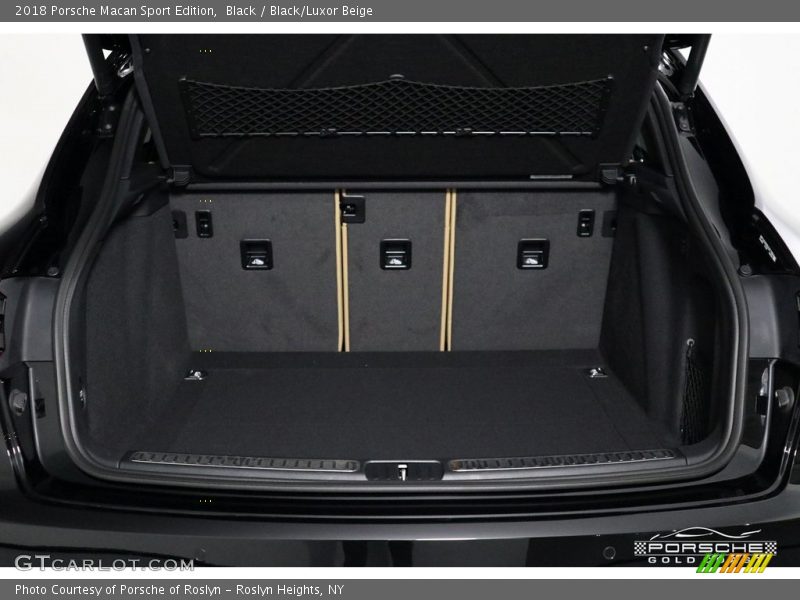 Black / Black/Luxor Beige 2018 Porsche Macan Sport Edition