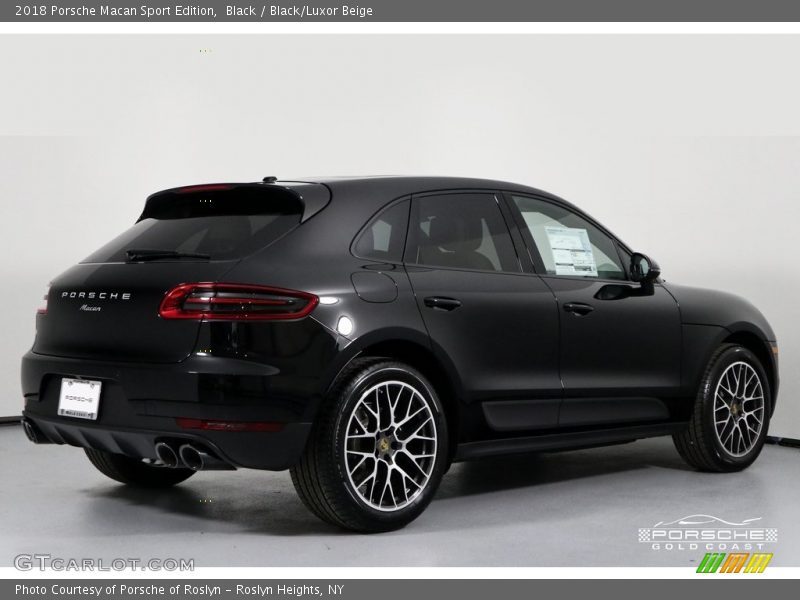 Black / Black/Luxor Beige 2018 Porsche Macan Sport Edition