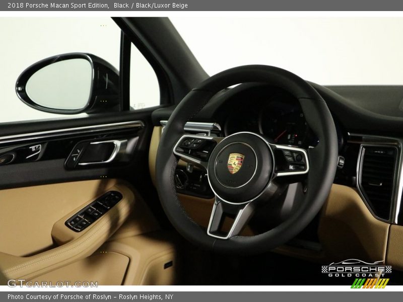 Black / Black/Luxor Beige 2018 Porsche Macan Sport Edition