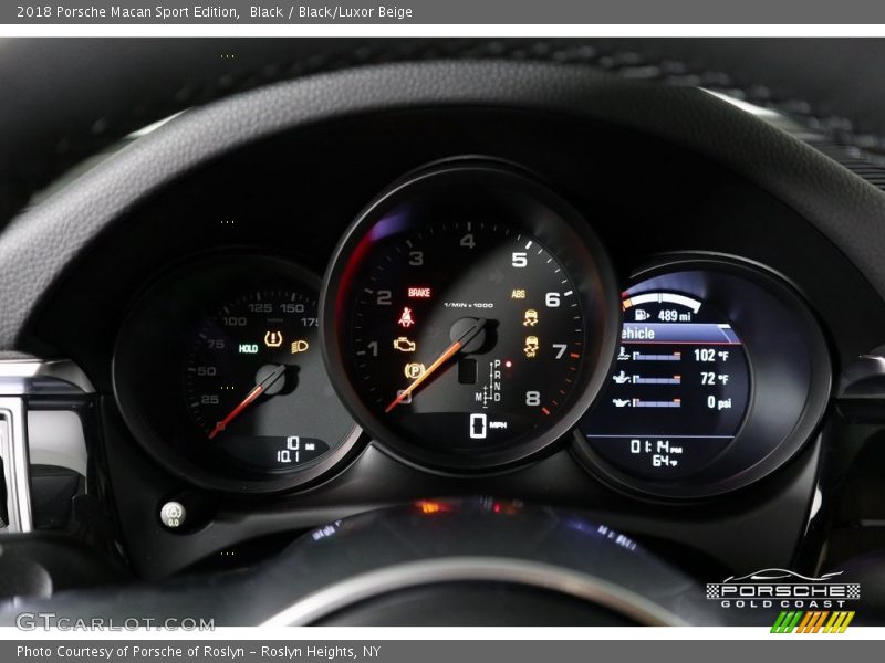 Black / Black/Luxor Beige 2018 Porsche Macan Sport Edition