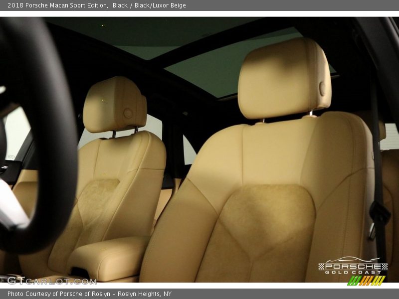 Black / Black/Luxor Beige 2018 Porsche Macan Sport Edition