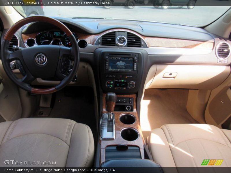 Gold Mist Metallic / Cashmere/Cocoa 2011 Buick Enclave CXL