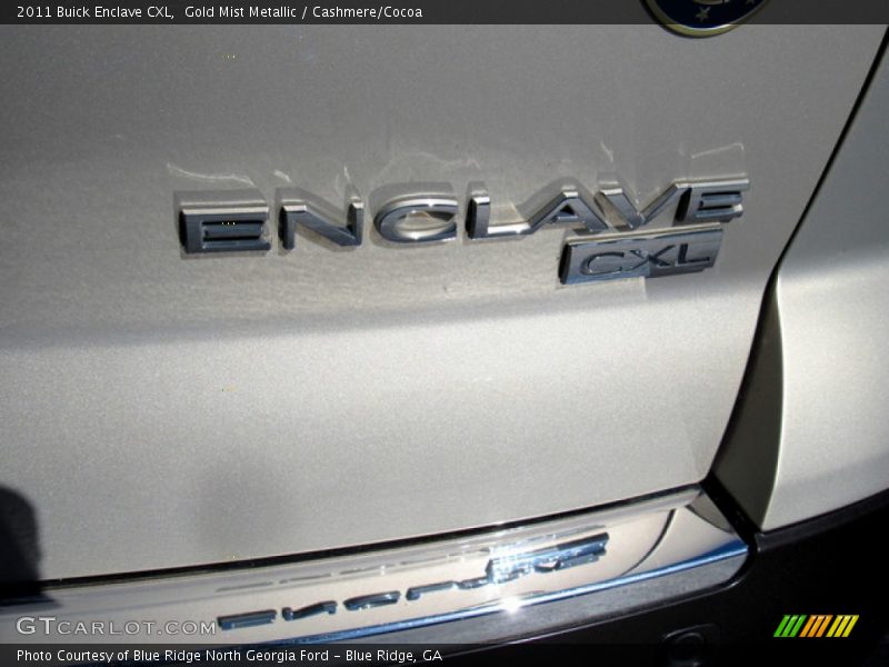 Gold Mist Metallic / Cashmere/Cocoa 2011 Buick Enclave CXL