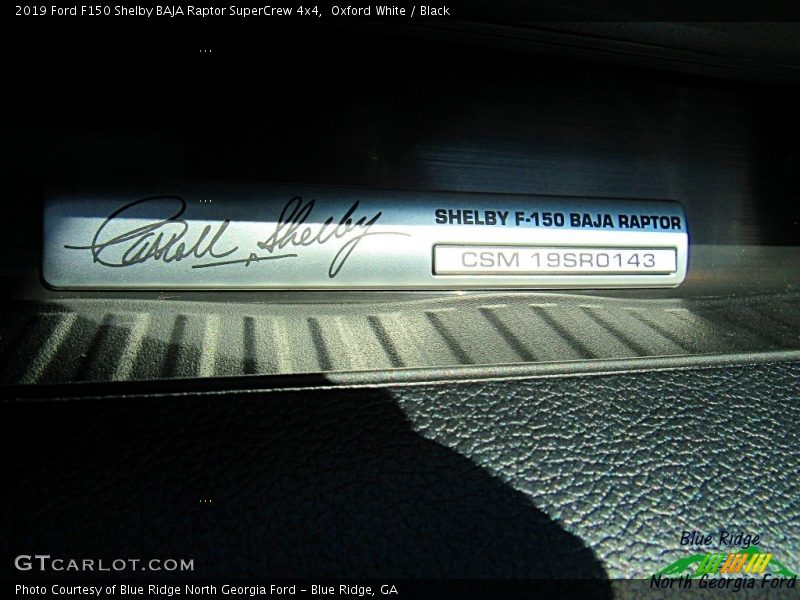 Oxford White / Black 2019 Ford F150 Shelby BAJA Raptor SuperCrew 4x4