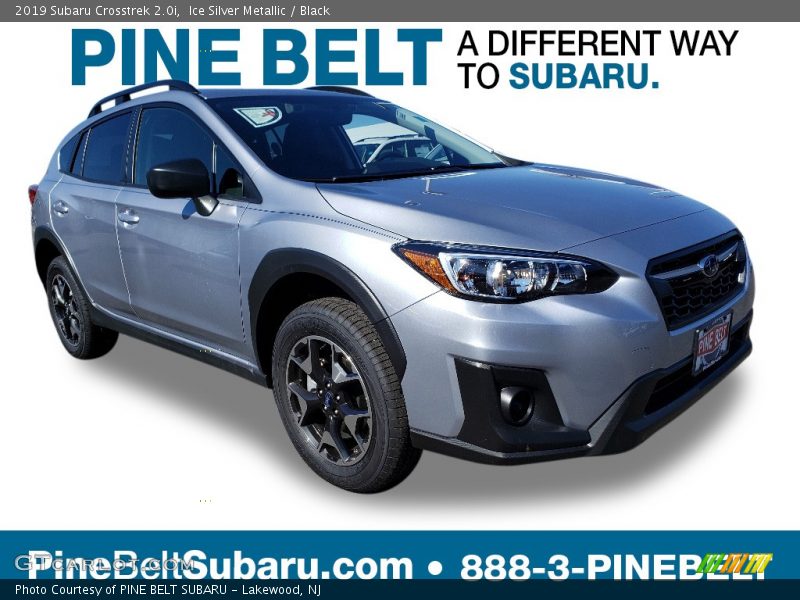 Ice Silver Metallic / Black 2019 Subaru Crosstrek 2.0i