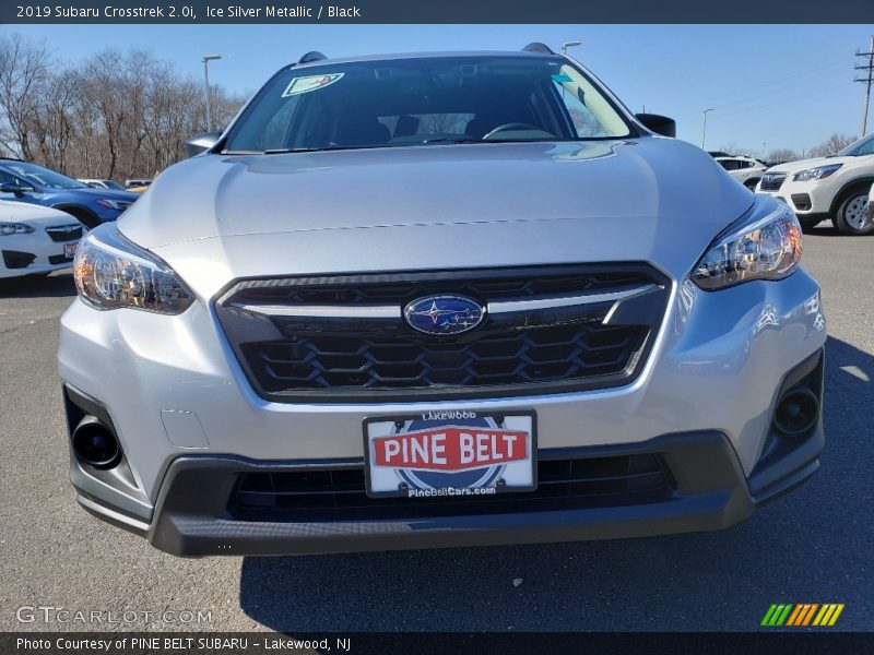Ice Silver Metallic / Black 2019 Subaru Crosstrek 2.0i