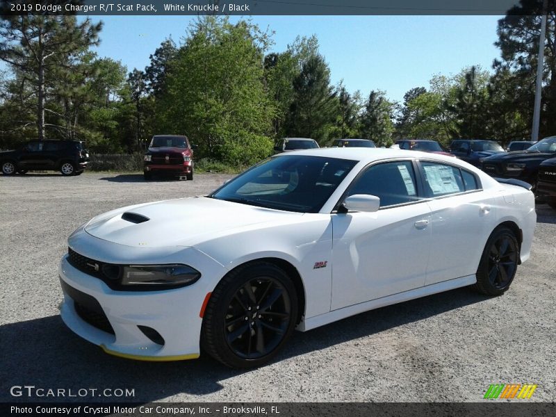 White Knuckle / Black 2019 Dodge Charger R/T Scat Pack