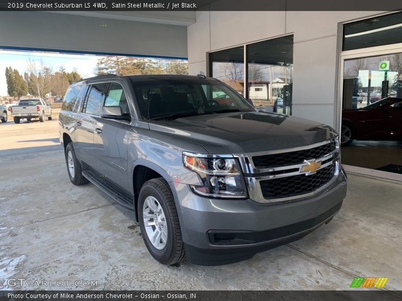Satin Steel Metallic / Jet Black 2019 Chevrolet Suburban LS 4WD