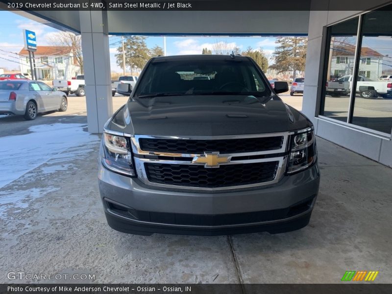 Satin Steel Metallic / Jet Black 2019 Chevrolet Suburban LS 4WD