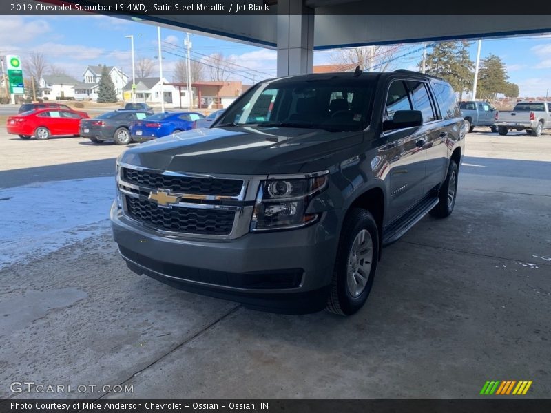 Satin Steel Metallic / Jet Black 2019 Chevrolet Suburban LS 4WD