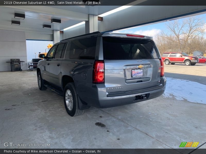 Satin Steel Metallic / Jet Black 2019 Chevrolet Suburban LS 4WD