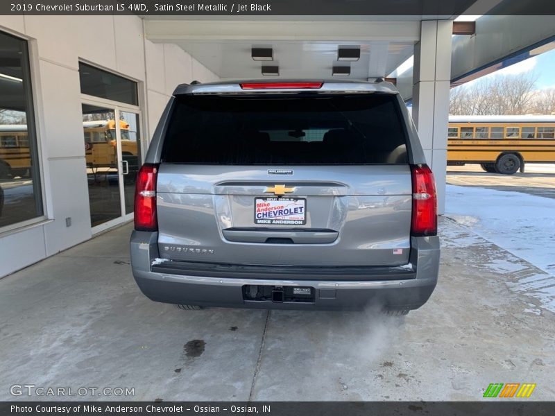 Satin Steel Metallic / Jet Black 2019 Chevrolet Suburban LS 4WD