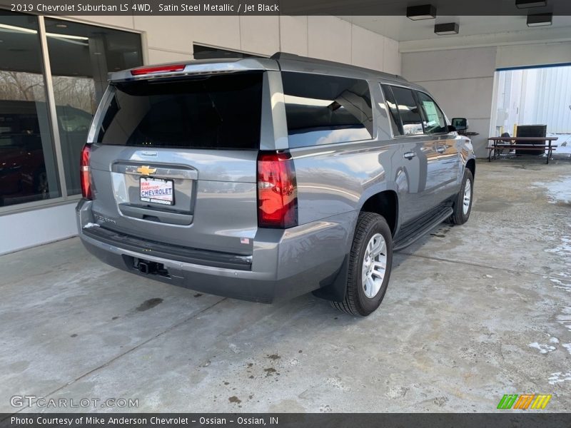 Satin Steel Metallic / Jet Black 2019 Chevrolet Suburban LS 4WD